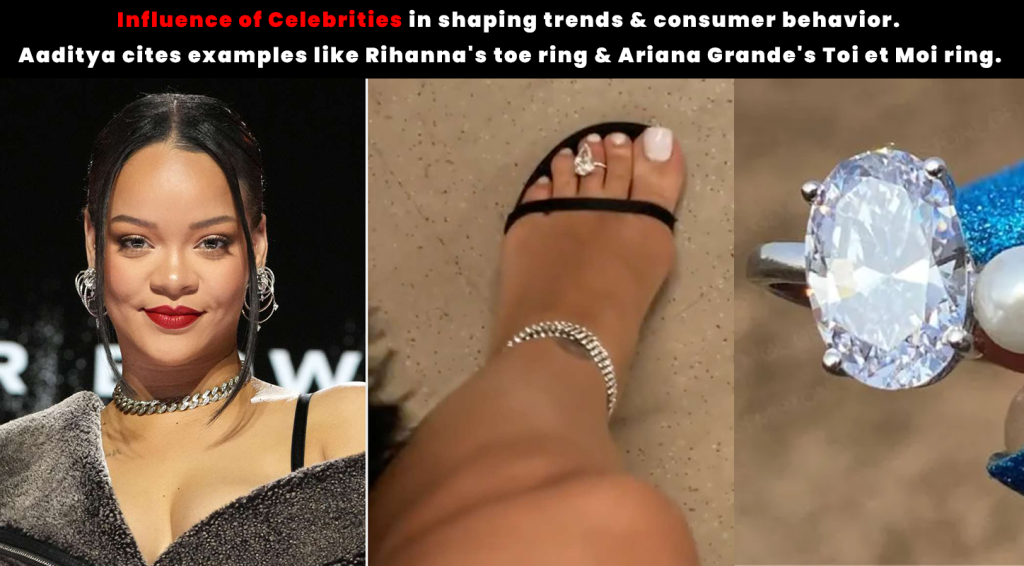 Ariana Grande's Toi et Moi ring Rihanna's toe ring